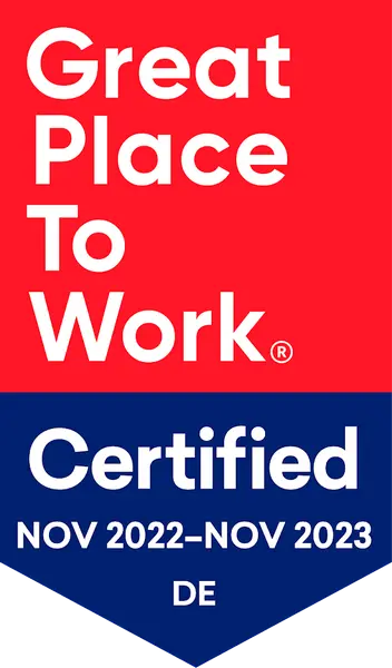 Great place to work certified logo